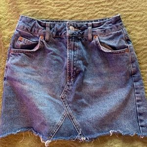 Denim skirt topshop